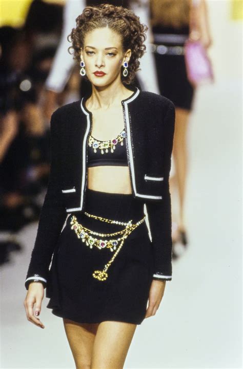 90's vintage chanel runway|chanel fashion shows 1990s.